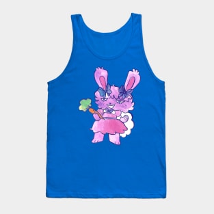 Cute Purple Bunny Girl Tank Top